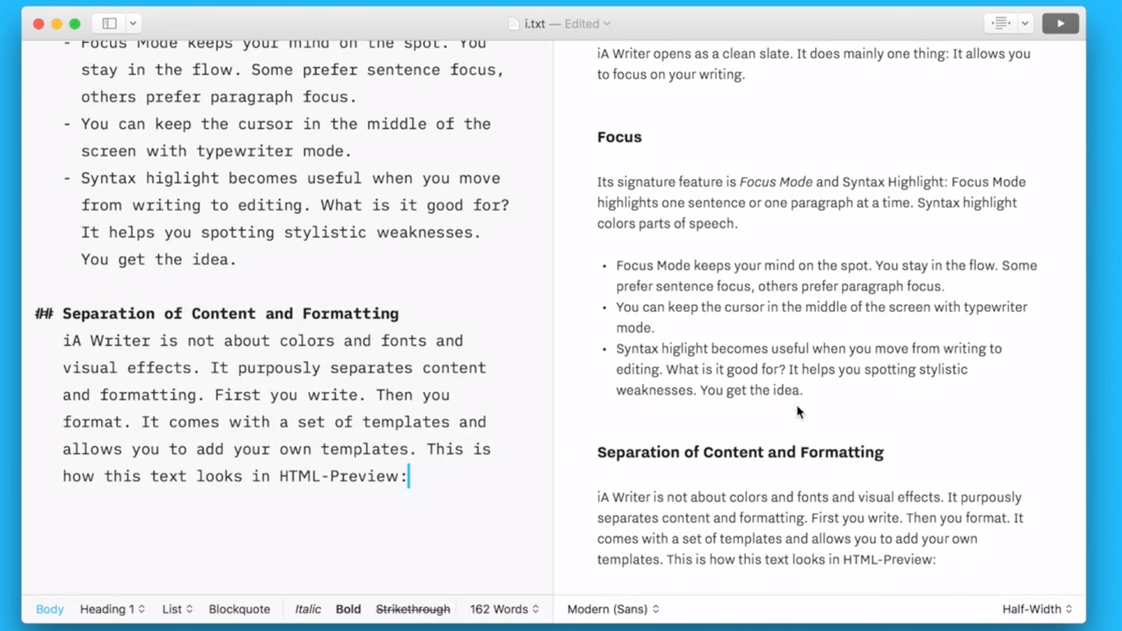iA Writer